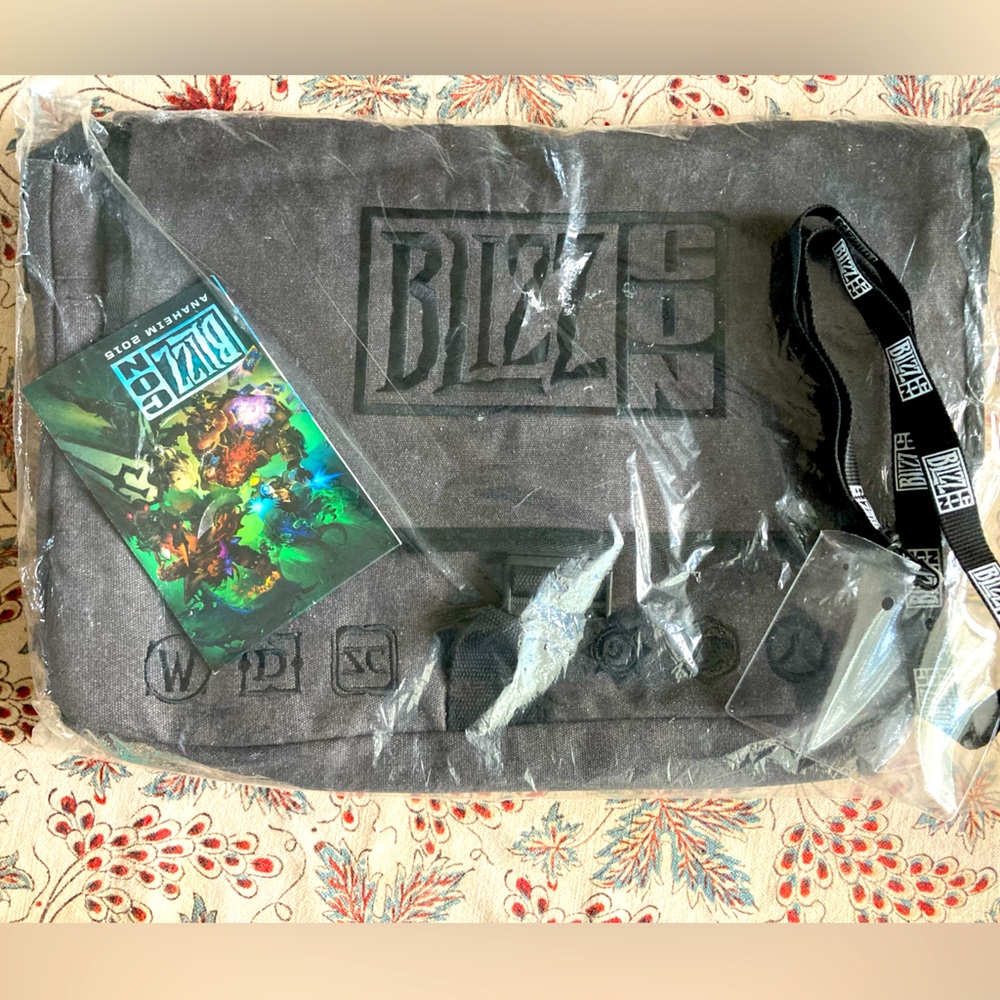 BlizzCon computer bag and extras!